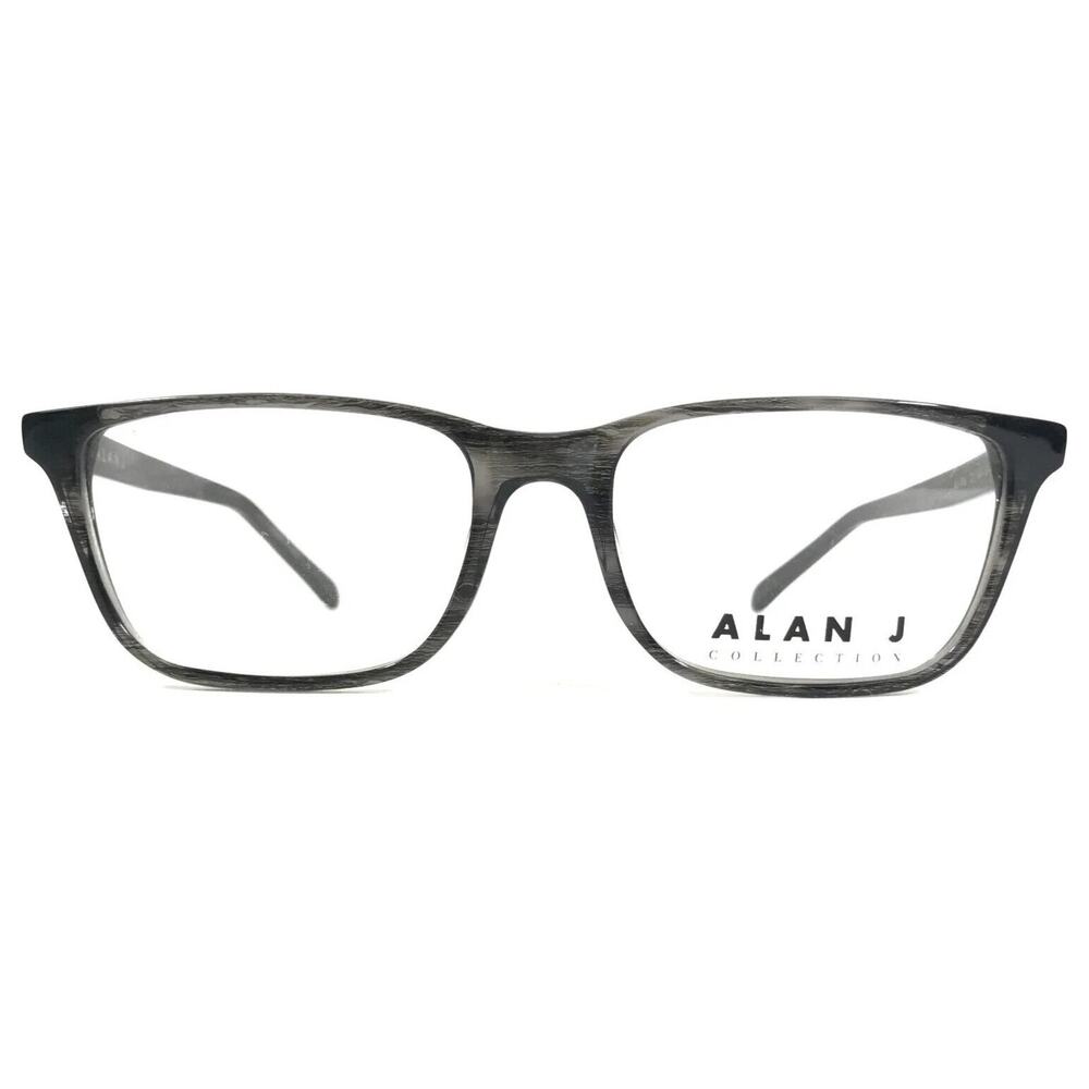 ALAN J COLLECTION AJ-106 C1 EUROPEAN EYEWEAR GREY HORN EYEGLASSES 54-18-145